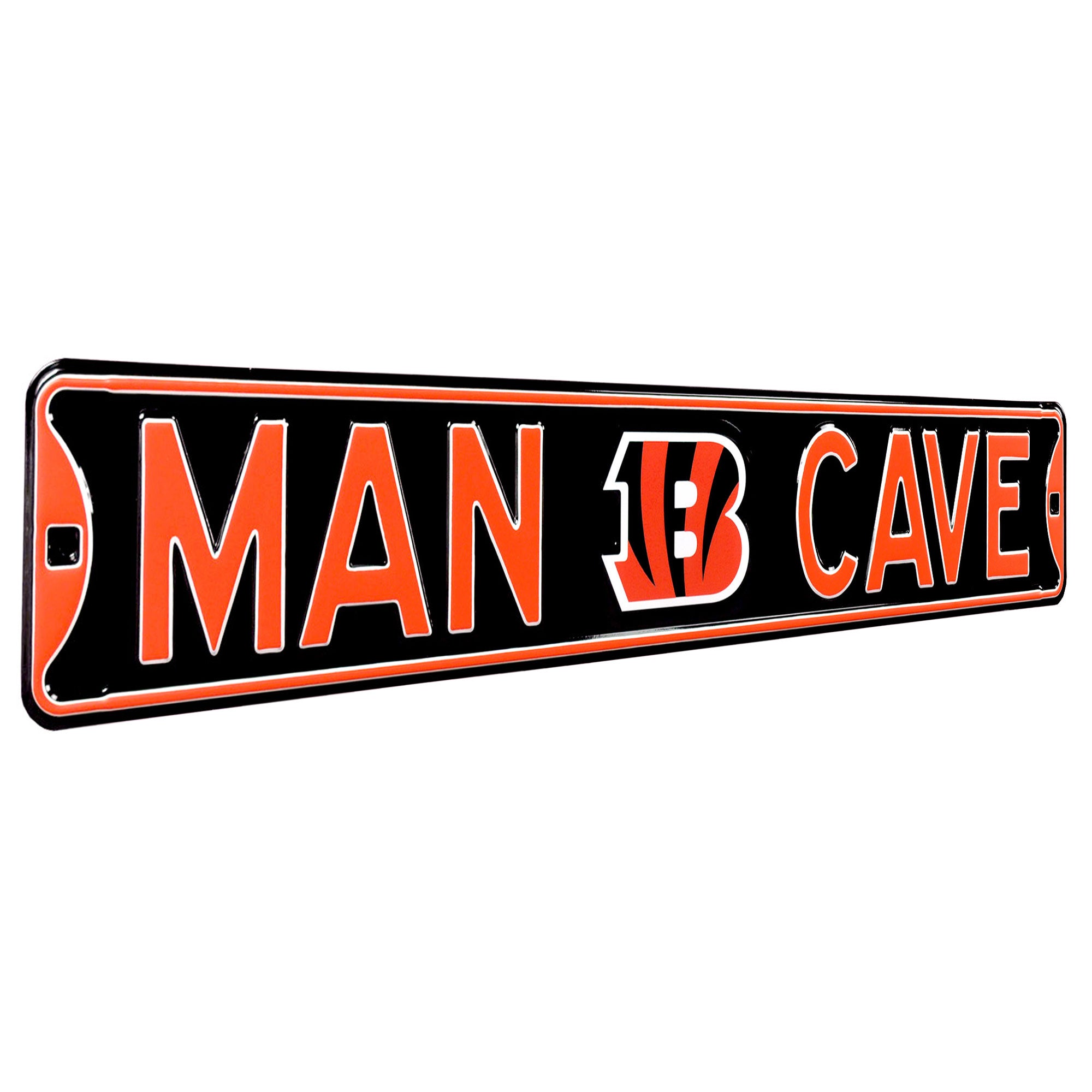 Cincinnati Bengals - MAN CAVE - Embossed Steel Street Sign