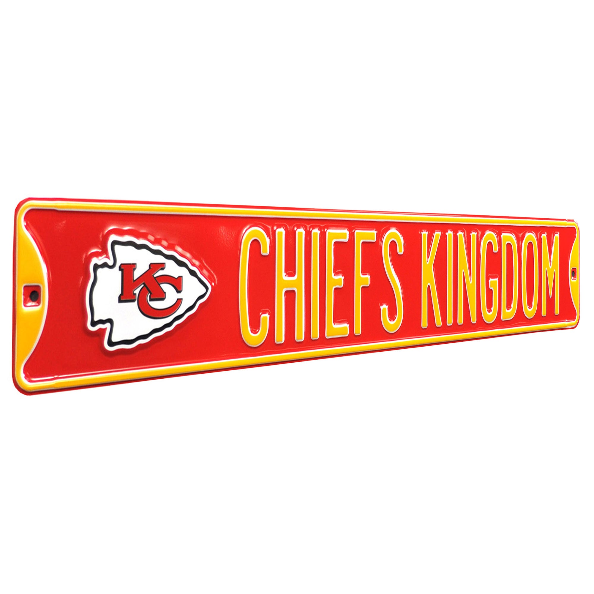 Authentic Street Signs 35318 Chiefs Kingdom Logo, Steel