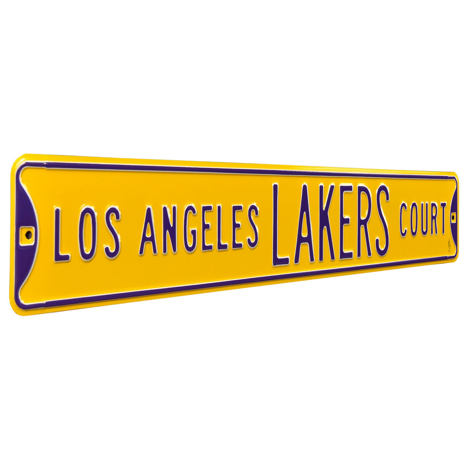 Los Angeles Lakers - CHAMPIONSHIP CT - Embossed Steel Street Sign –  authenticstreetsigns