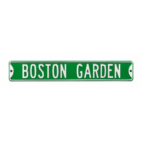 Boston Celtics - BOSTON GARDEN - Embossed Steel Street Sign