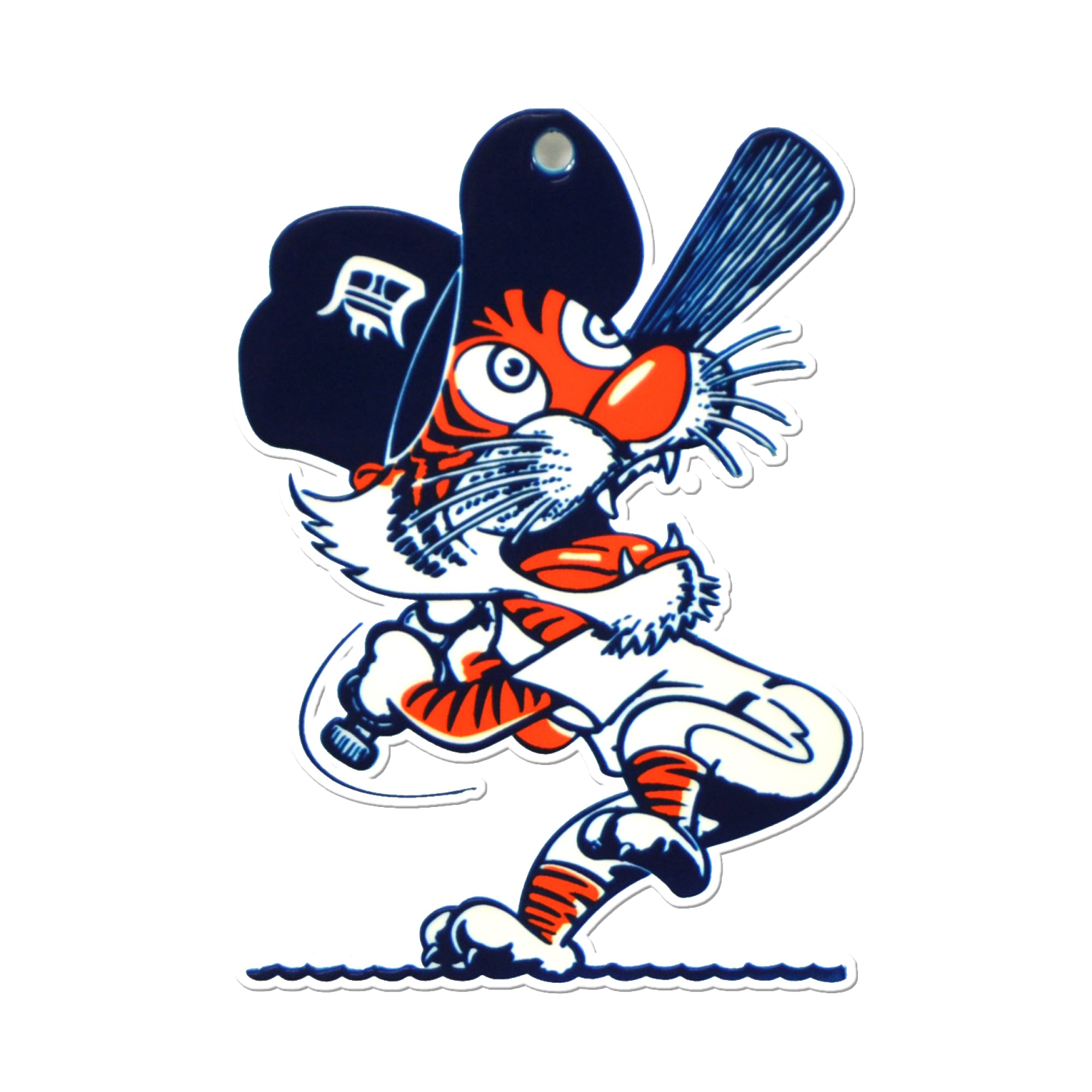 Detroit Tigers Baseball Ornament or Magnet 