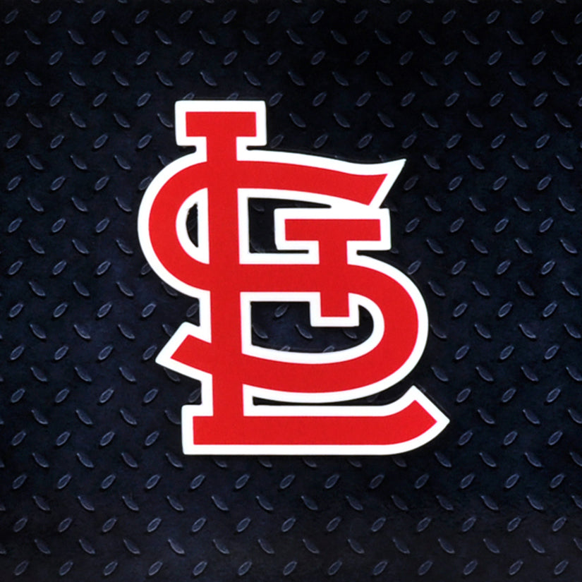 Saint Louis Cardinals S Letter Logo Type Cardinal on baseball bat Die-Cut  MAGNET