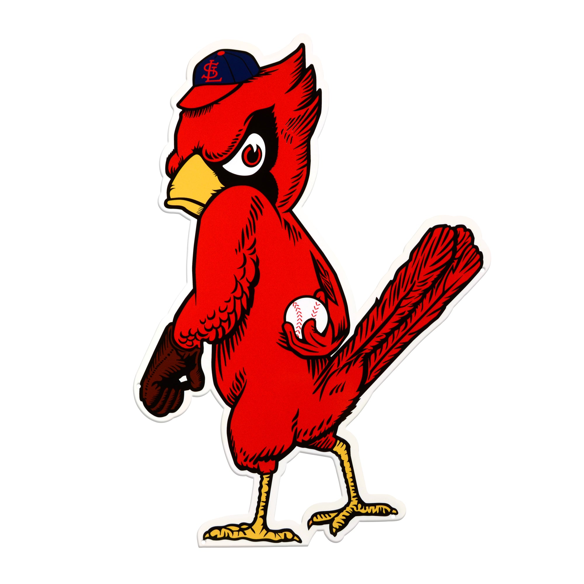 St. Louis Cardinals Red Retractable Badge Reel