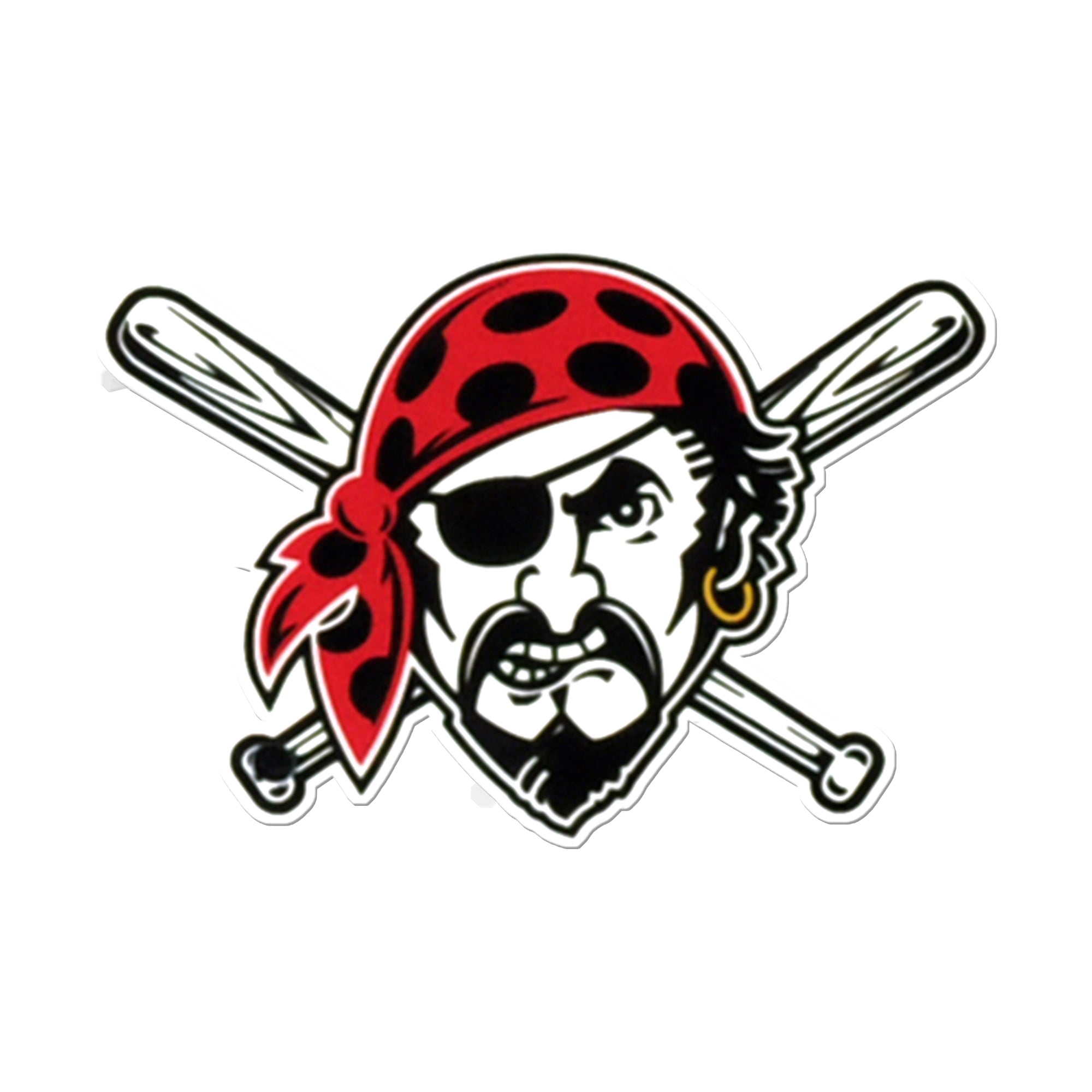 Pittsburgh Pirates - Pirate Head 23 x 16 Statement Size Steel Laser –  authenticstreetsigns