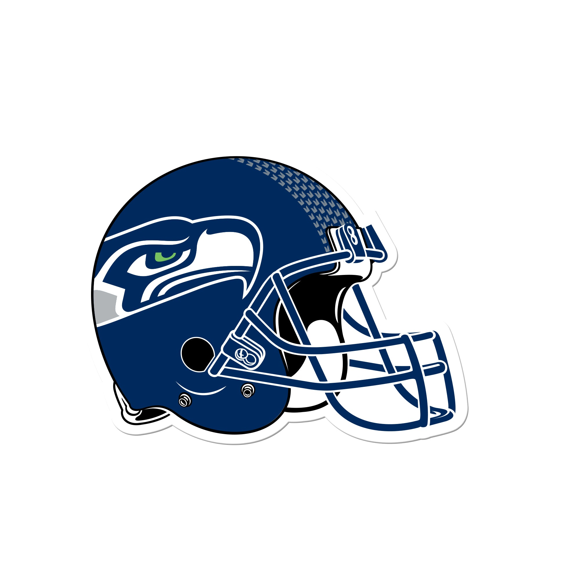 Seattle Seahawks Laser Cut Logo Steel Magnet-Helmet Logo