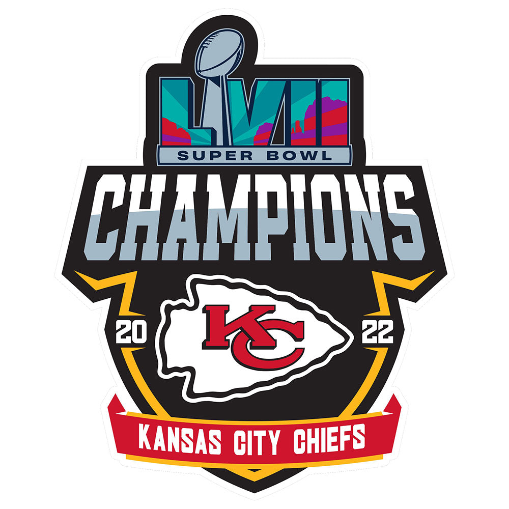 Kansas City Chiefs - Super Bowl LVII Champions 20' Statement Size Stee –  authenticstreetsigns