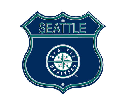Seattle Mariners Embossed Steel Route Sign