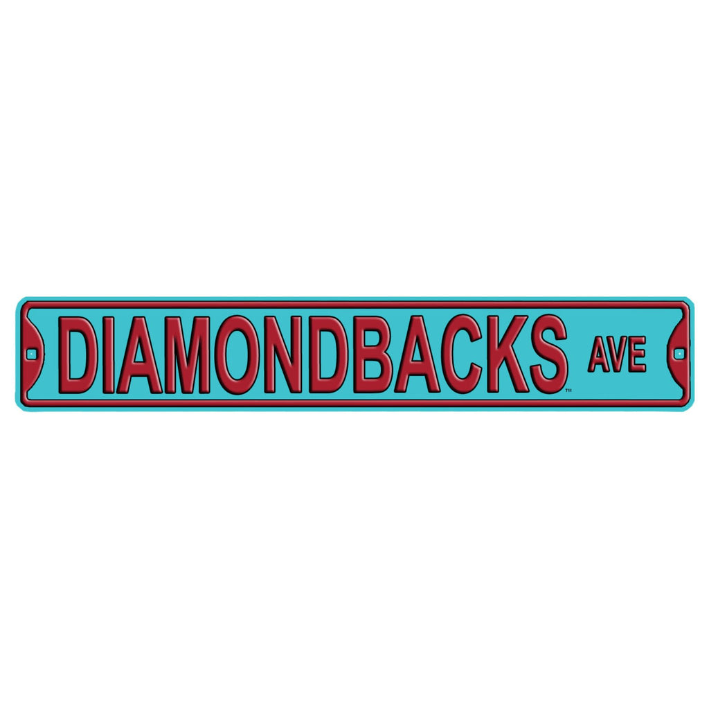 Diamondbacks Ave -Arizona Diamondbacks - Embossed Steel Street Sign