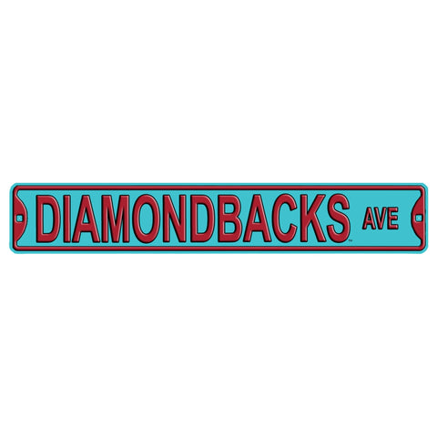 Diamondbacks Ave -Arizona Diamondbacks - Embossed Steel Street Sign