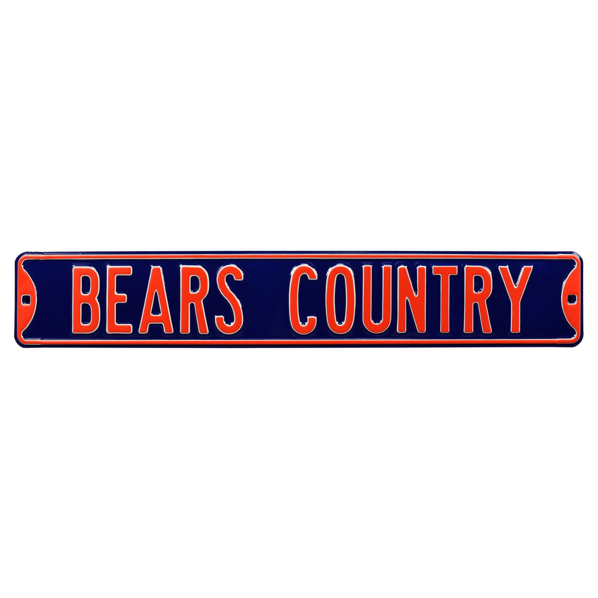 Bears Country - Chicago Bears Embossed Steel Street Sign