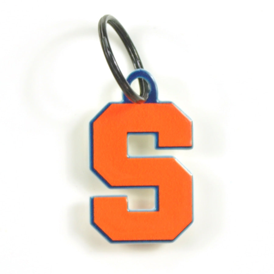 Syracuse S Laser Cut Steel Key Ring