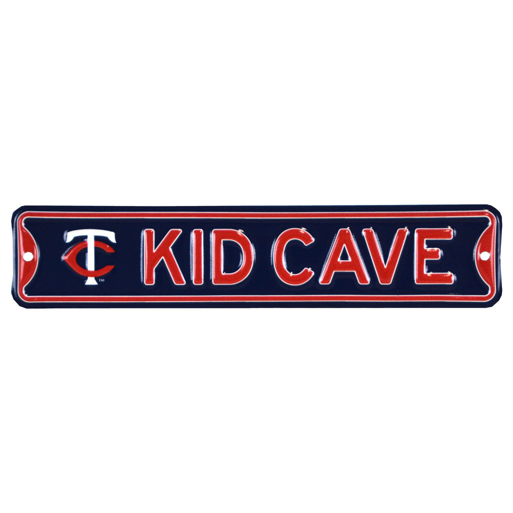Minnesota Twins - KID CAVE -Steel Embossed MLB Mini Street Sign