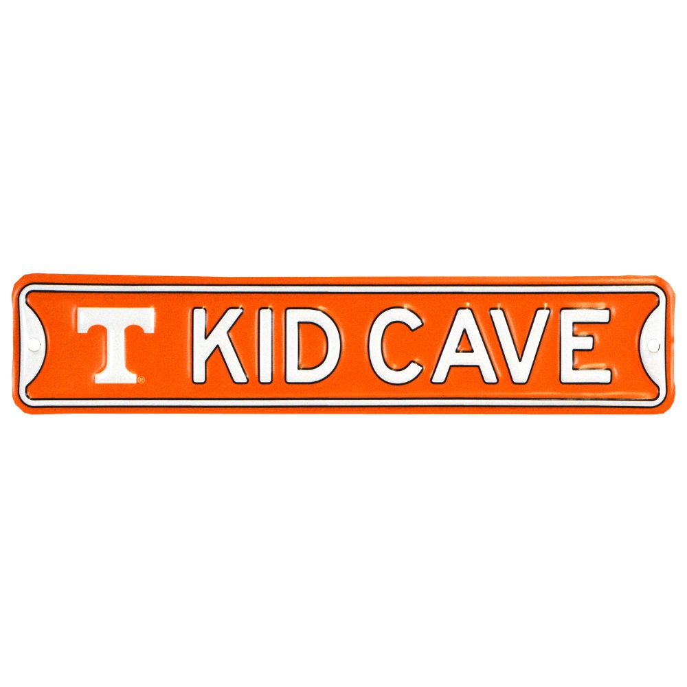 Tennessee Volunteers - KID CAVE - Steel Embossed Mini Street Sign