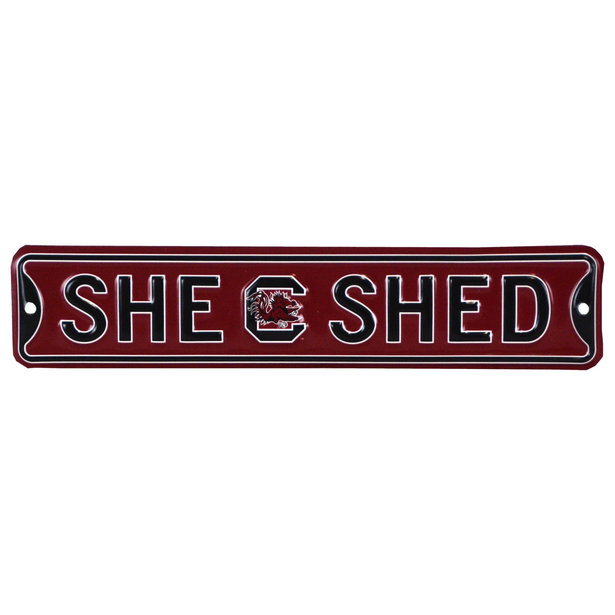 South Carolina Gamecocks - SHE SHED - Steel Street Sign