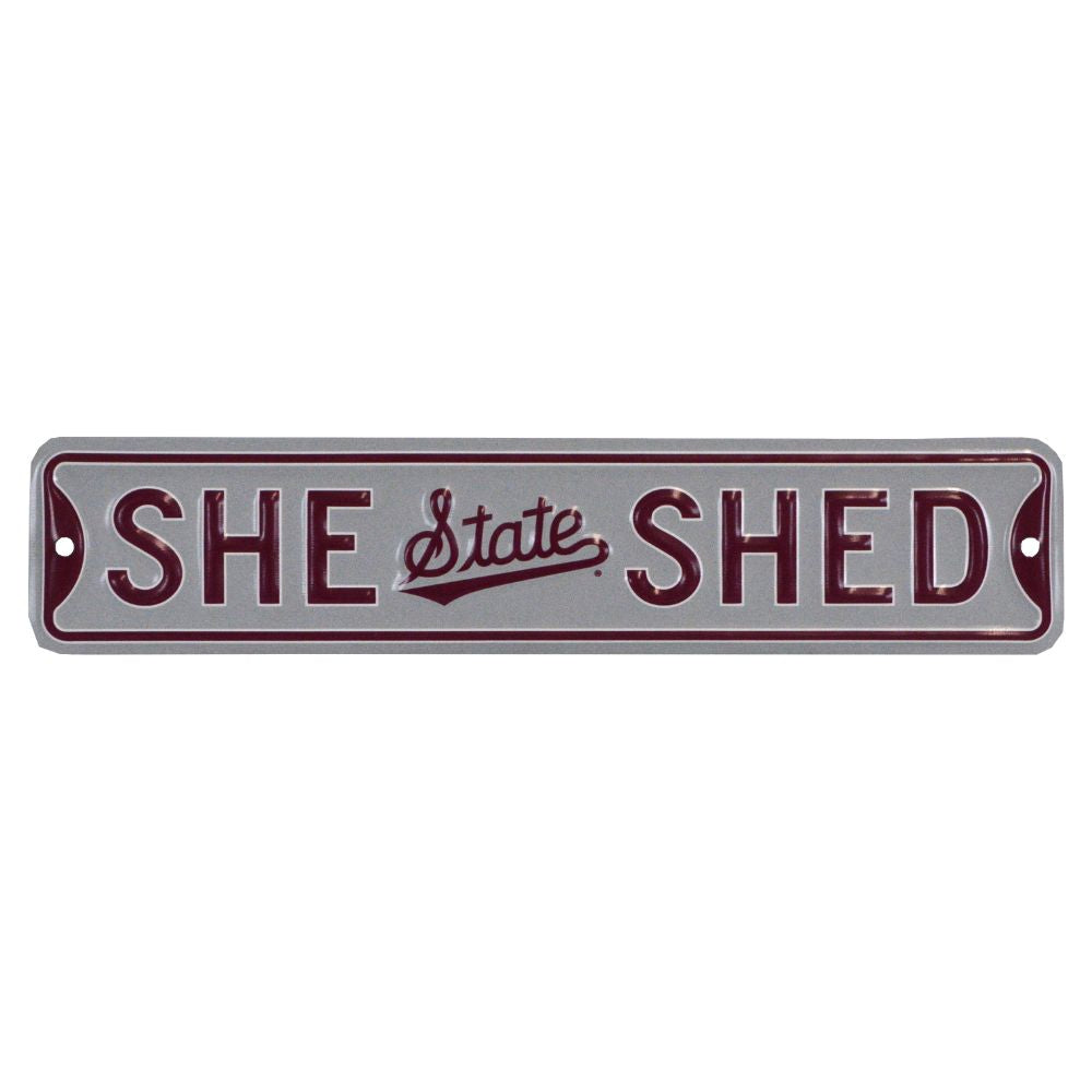 Mississippi State Bulldogs  - SHE SHED - Steel Street Sign