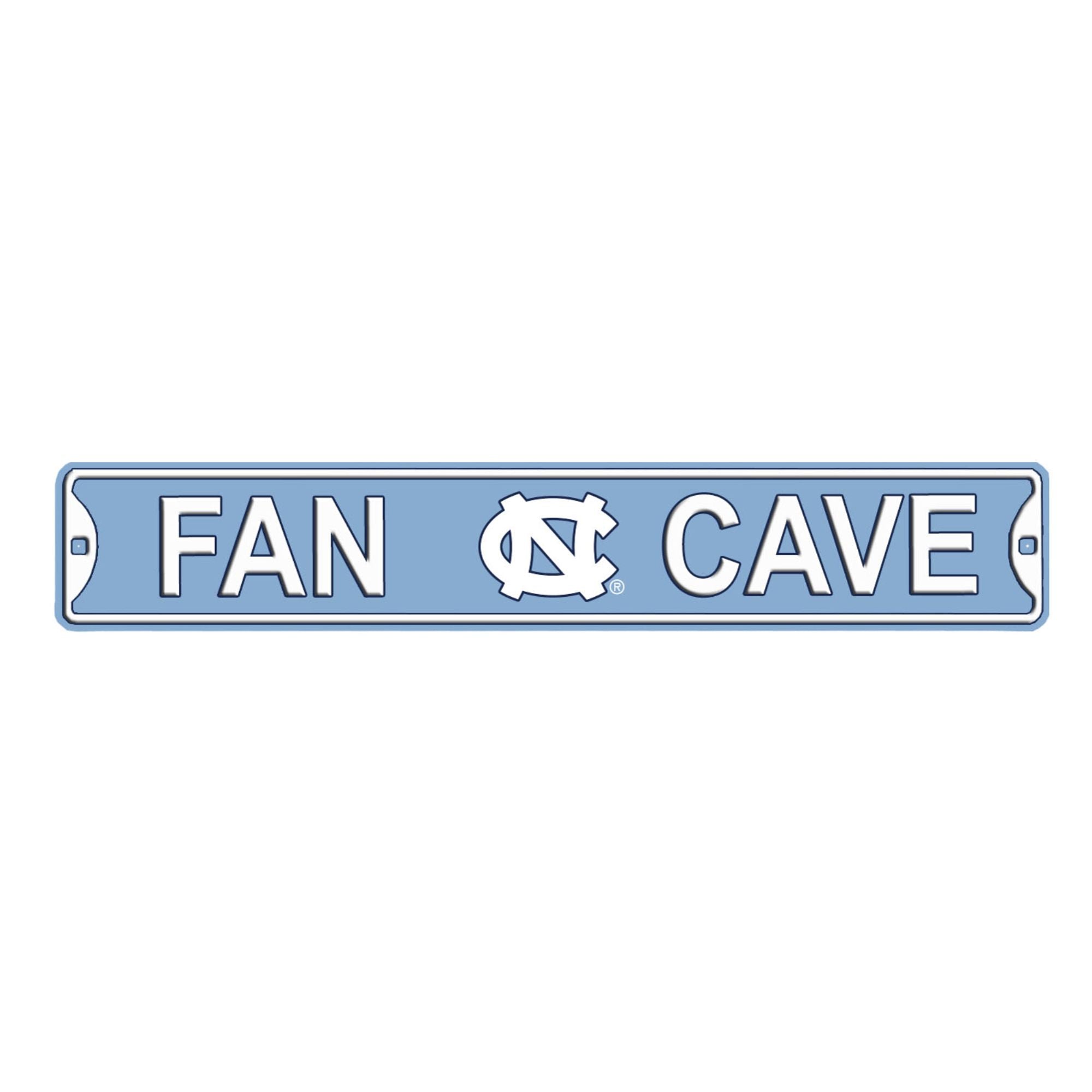 North Carolina - FAN CAVE - Embossed Steel Street Sign