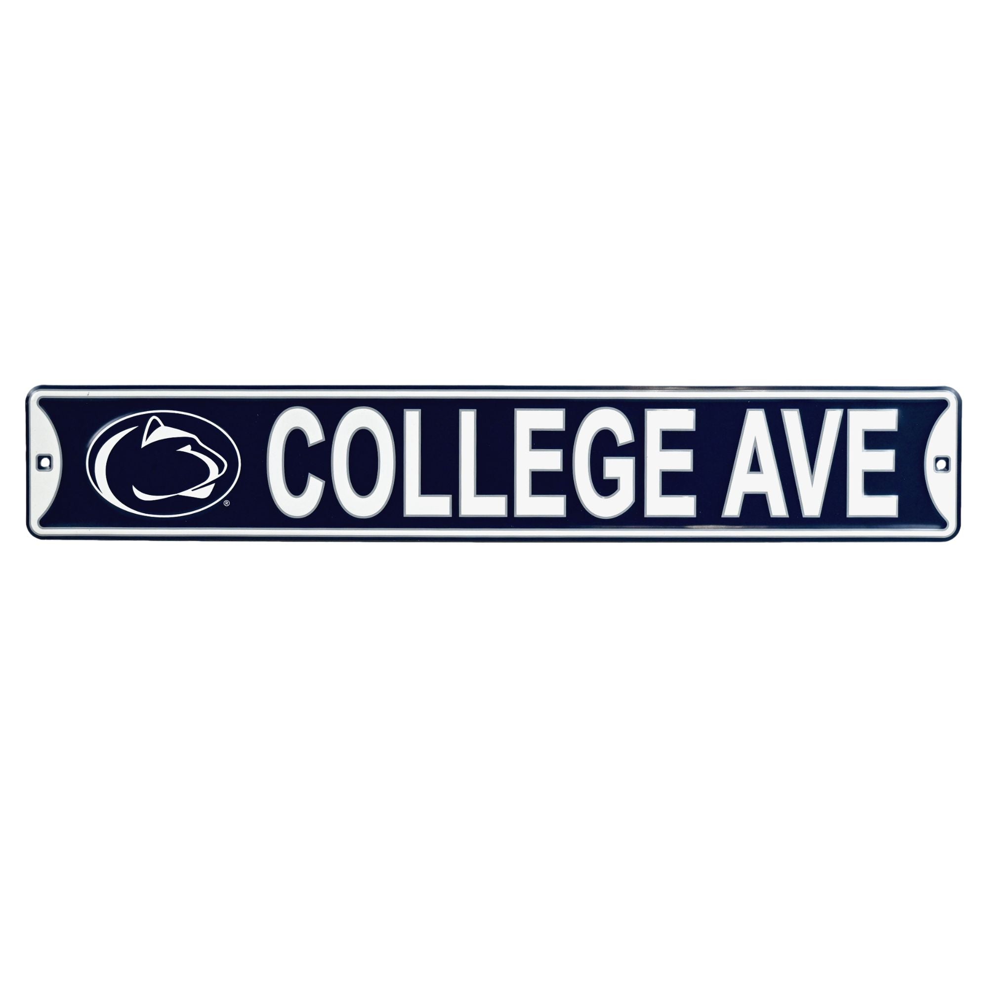 Penn State Nittany Lions - COLLEGE AVE - Logo - Embossed Steel Street Sign