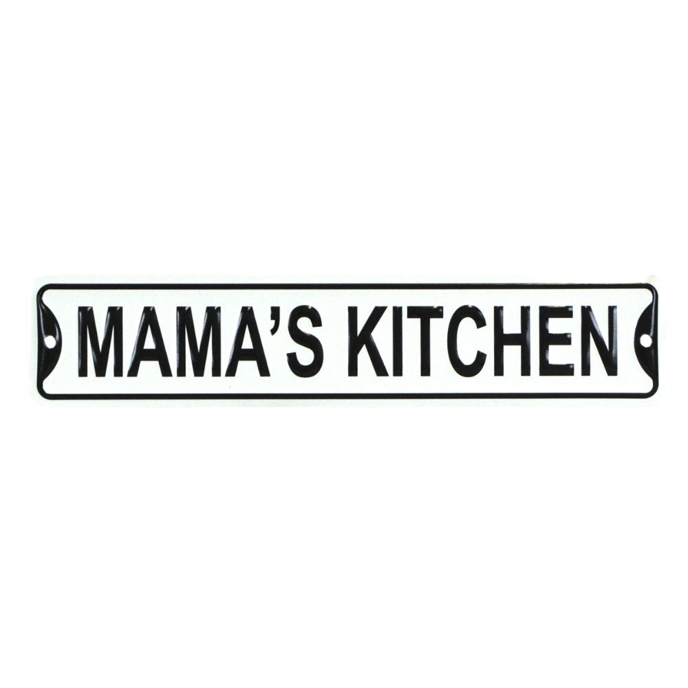 MAMMA'S KITCHEN - Steel Embossed Mini Street Sign