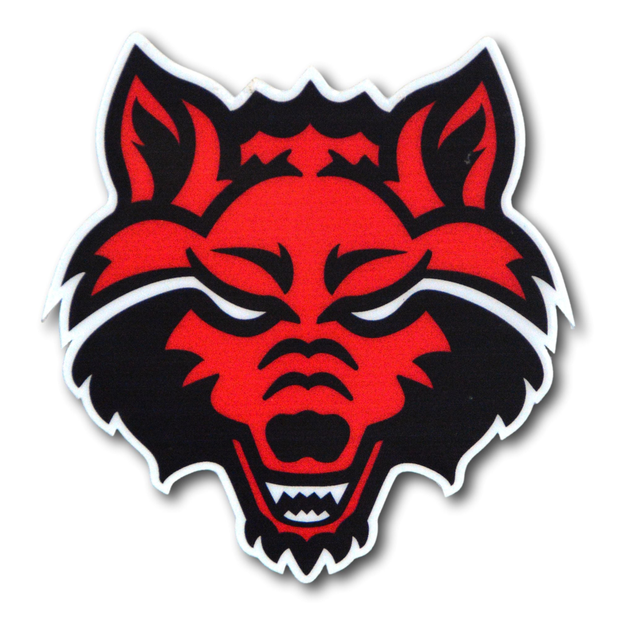 Arkansas State Red Wolves - WOLF HEAD - Steel NCAA Super Magnet
