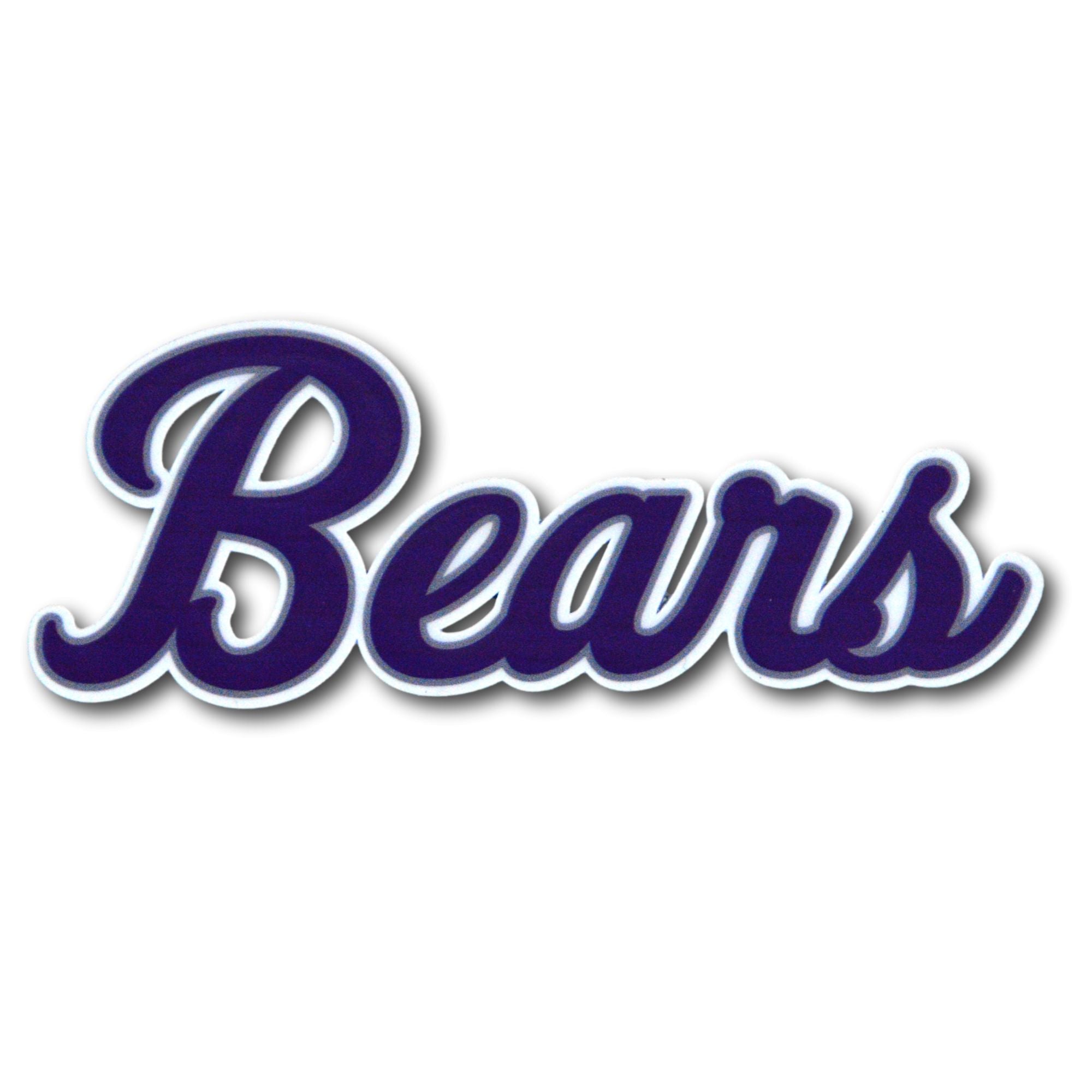 Central Arkansas Bears - SCRIPT - Steel NCAA Super Magnet