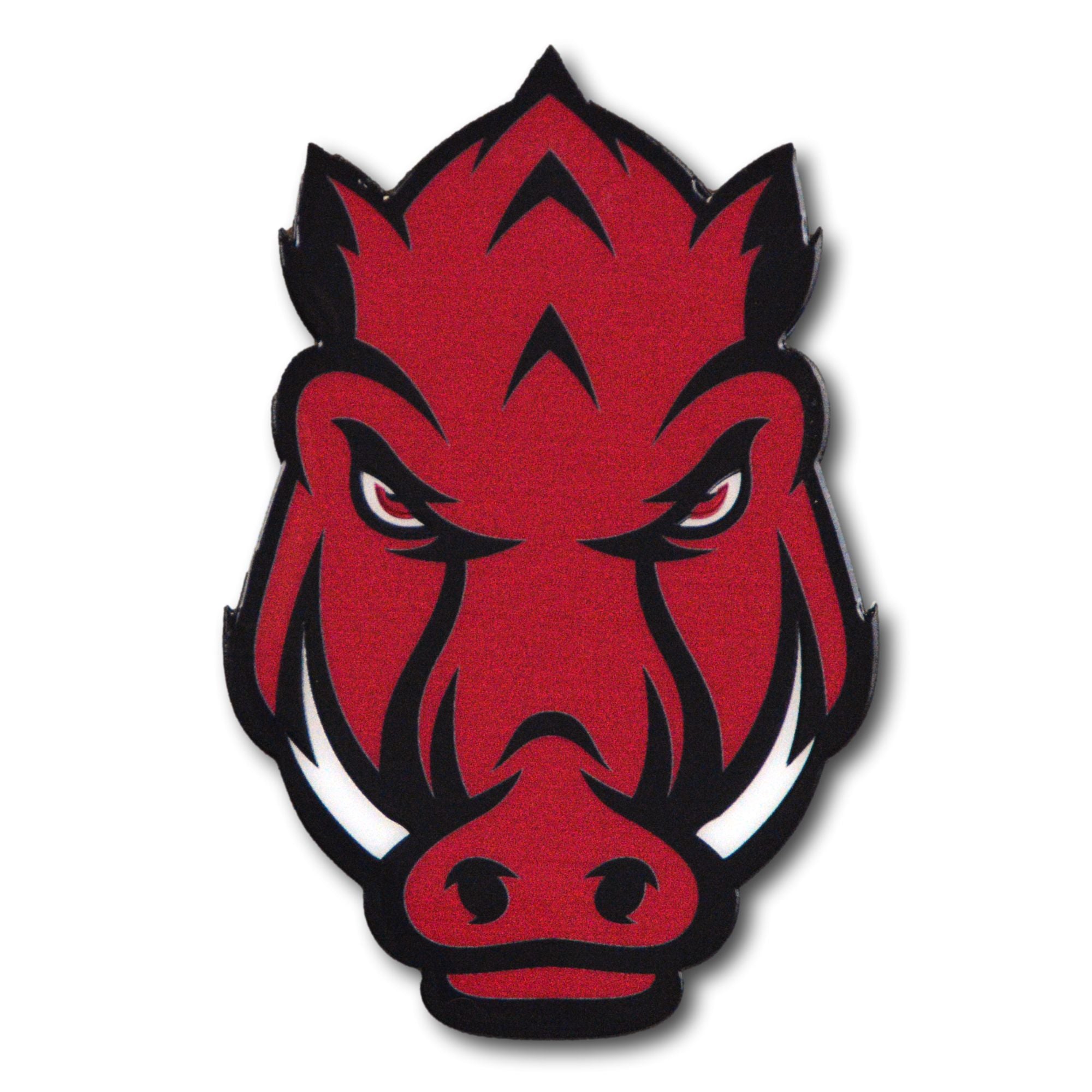 Arkansas Razorbacks - RAZORBACK HEAD - Steel NCAA Super Magnet