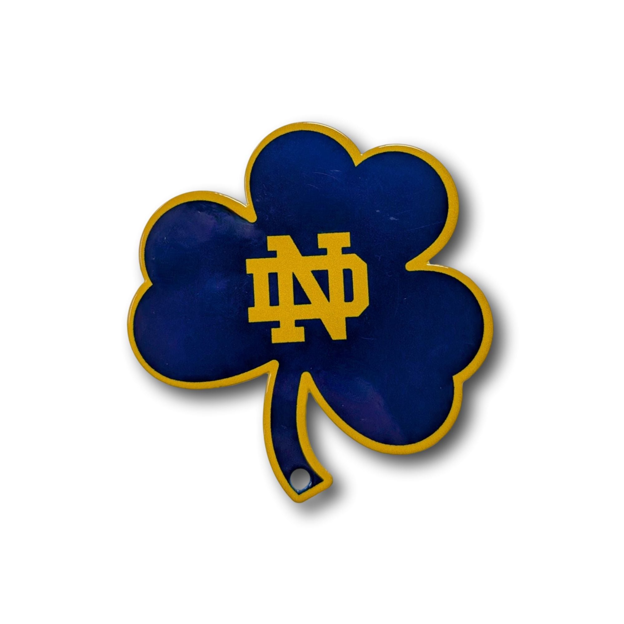Notre Dame Fighting Irish - Shamrock Steel Super Magnet
