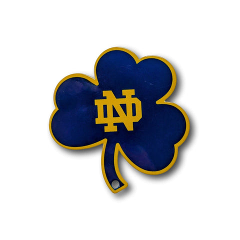 Notre Dame Fighting Irish - Shamrock Steel Super Magnet