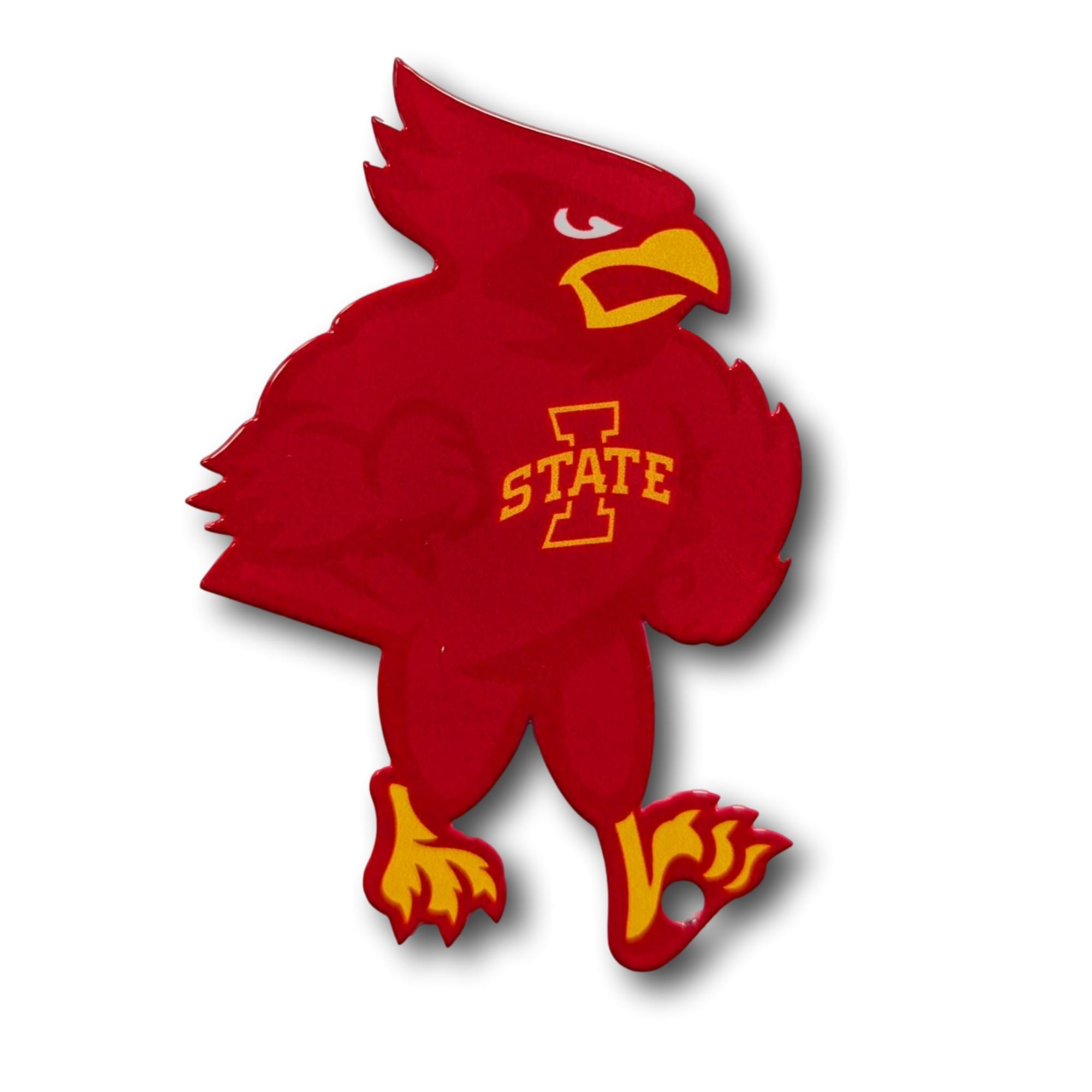 Iowa State Cylcones - Mascot Steel Super Magnet