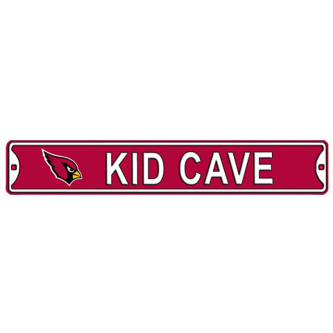 Arizona Cardinals - KID CAVE -Steel Embossed NFL Mini Street Sign