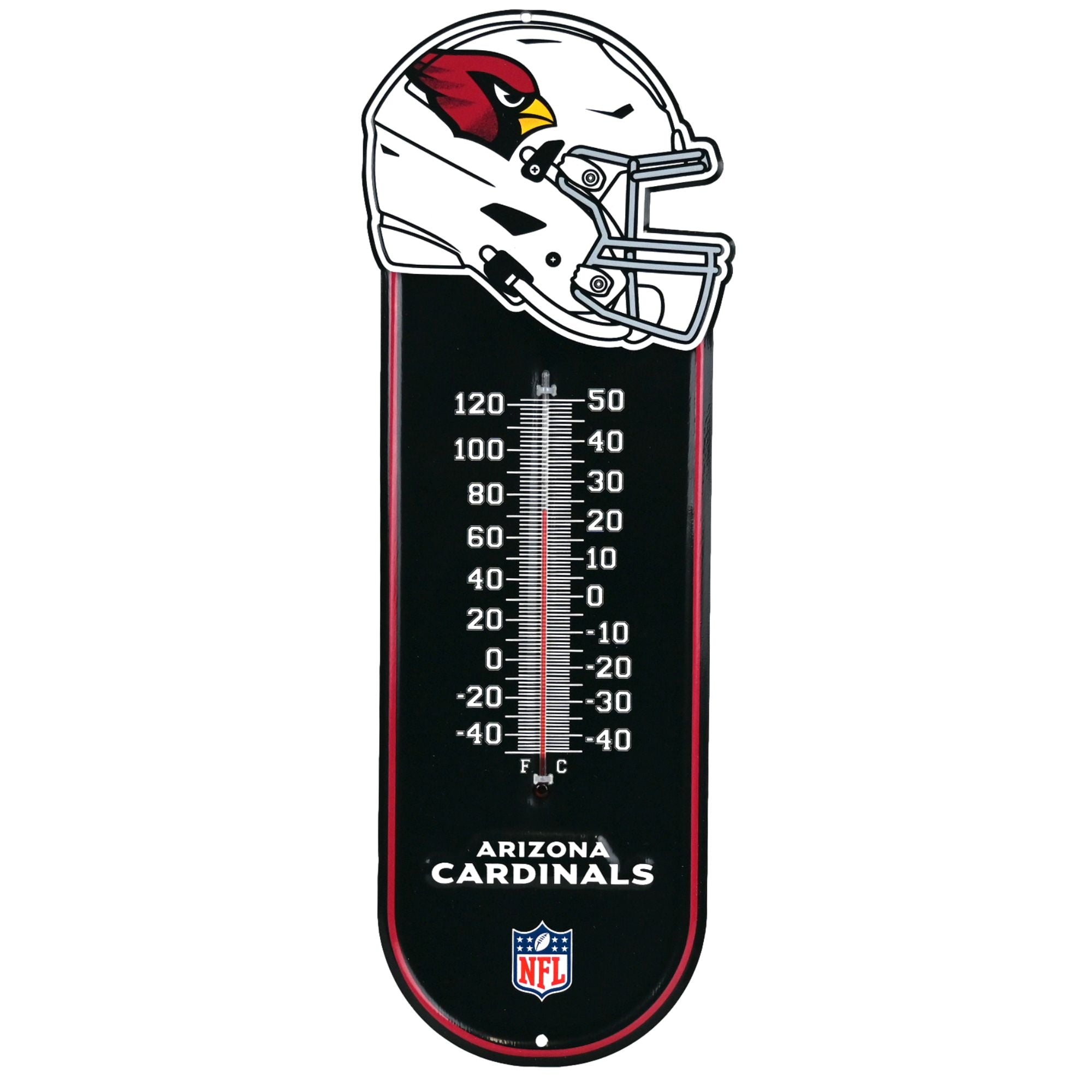 Arizona Cardinals - Embossed Steel Thermometer