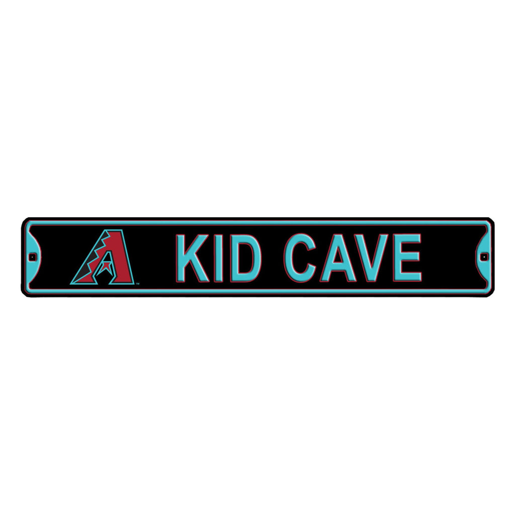 Arizona Diamondbacks- KID CAVE -Steel Embossed MLB Mini Street Sign