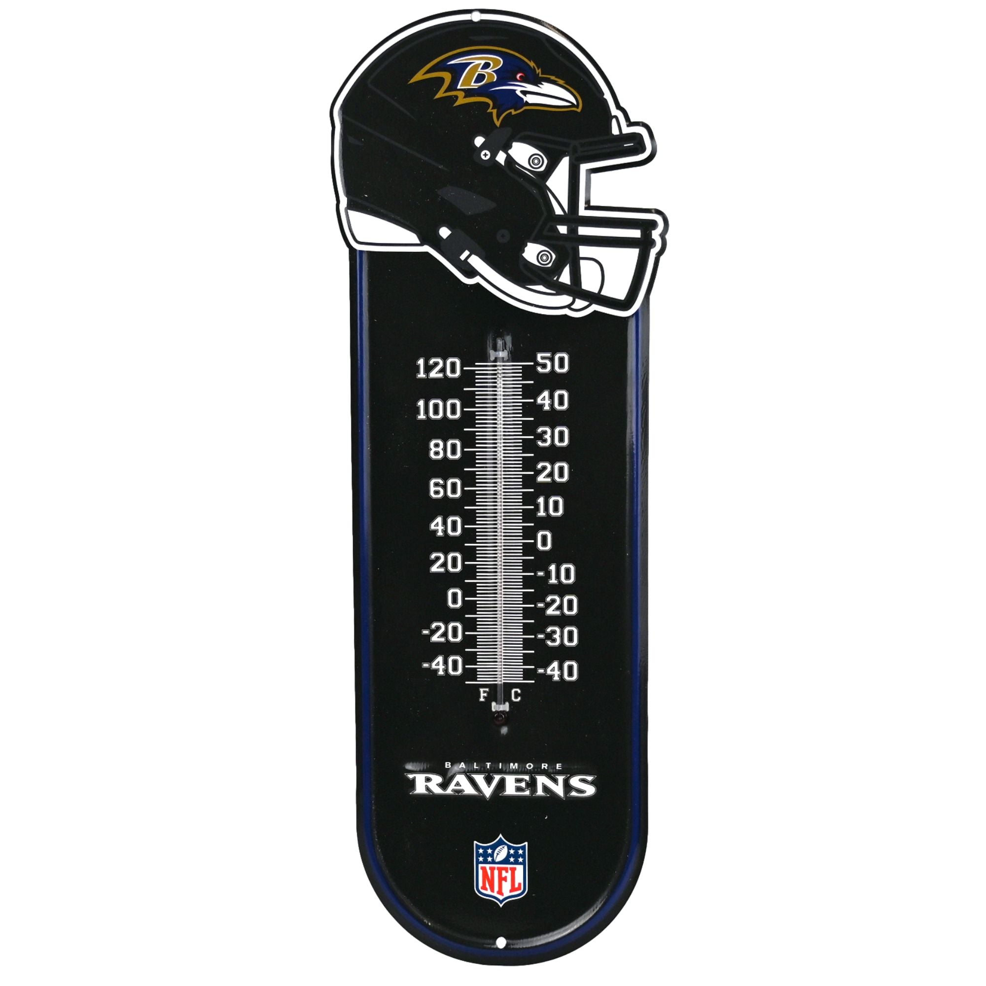 Baltimore Ravens - Embossed Steel Thermometer