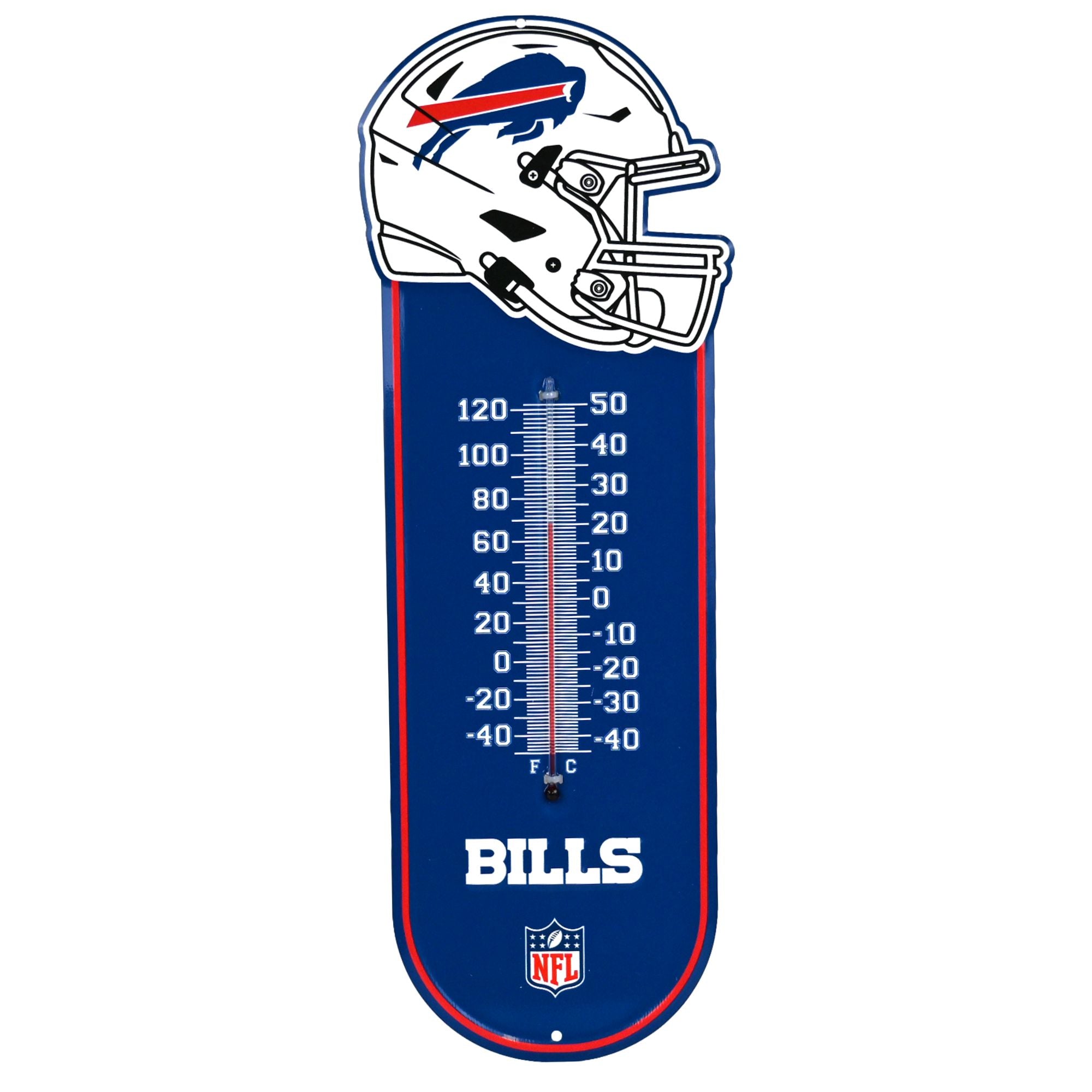 Buffalo Bills - Embossed Steel Thermometer