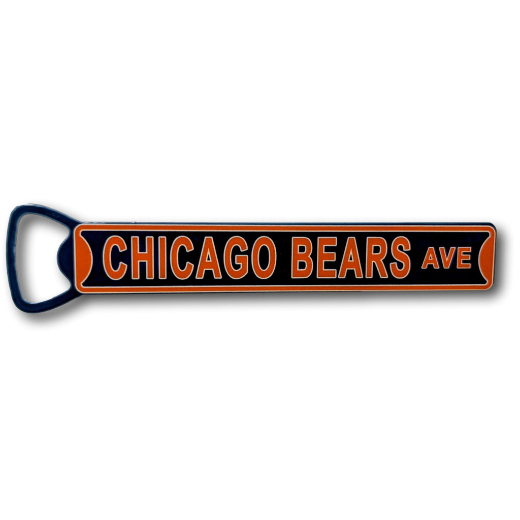 Chicago Bears Ave - Steel Bottle Opener
