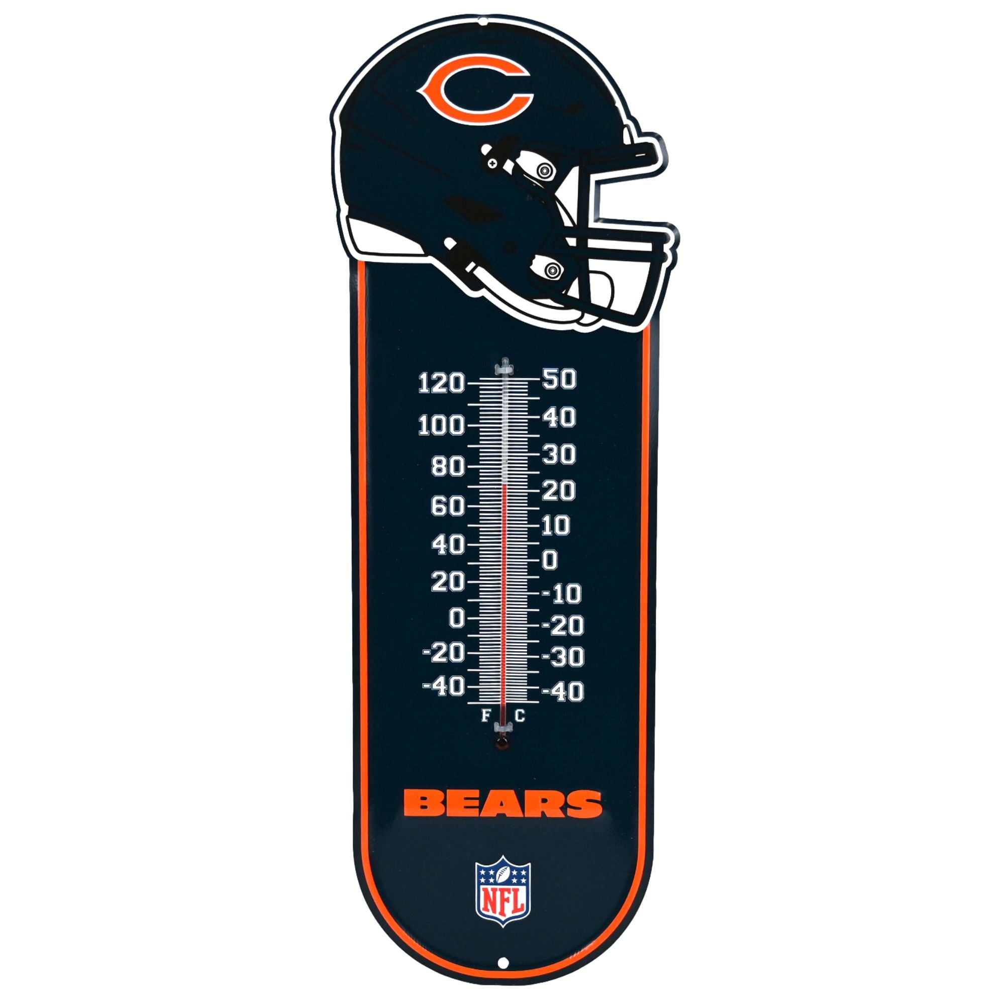 Chicago Bears - Embossed Steel Thermometer