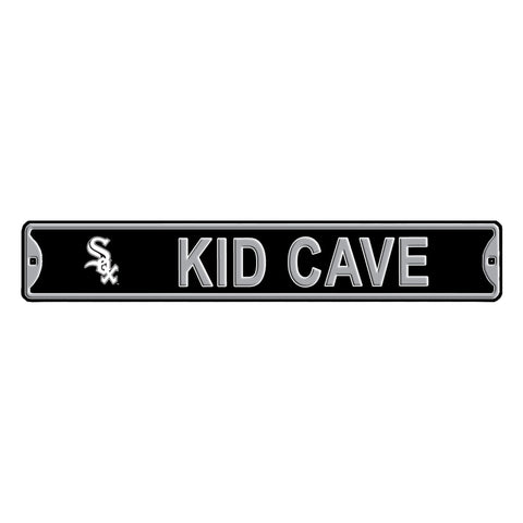 Chicago White Sox- KID CAVE -Steel Embossed MLB Mini Street Sign