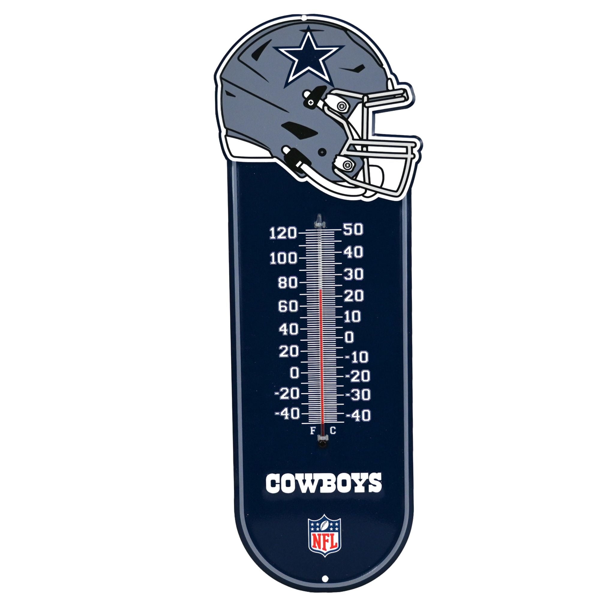 Dallas Cowboys - Embossed Steel Thermometer