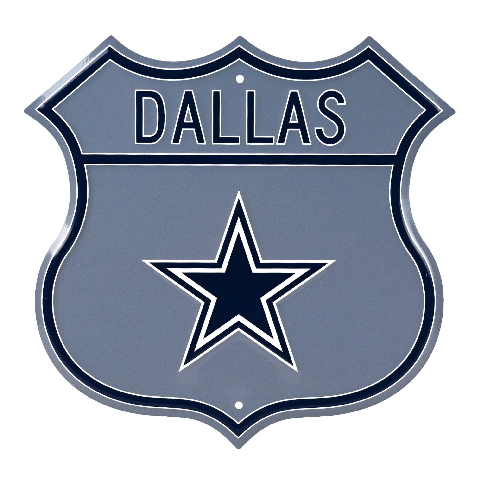 Dallas Cowboys Embossed Steel Route Sign