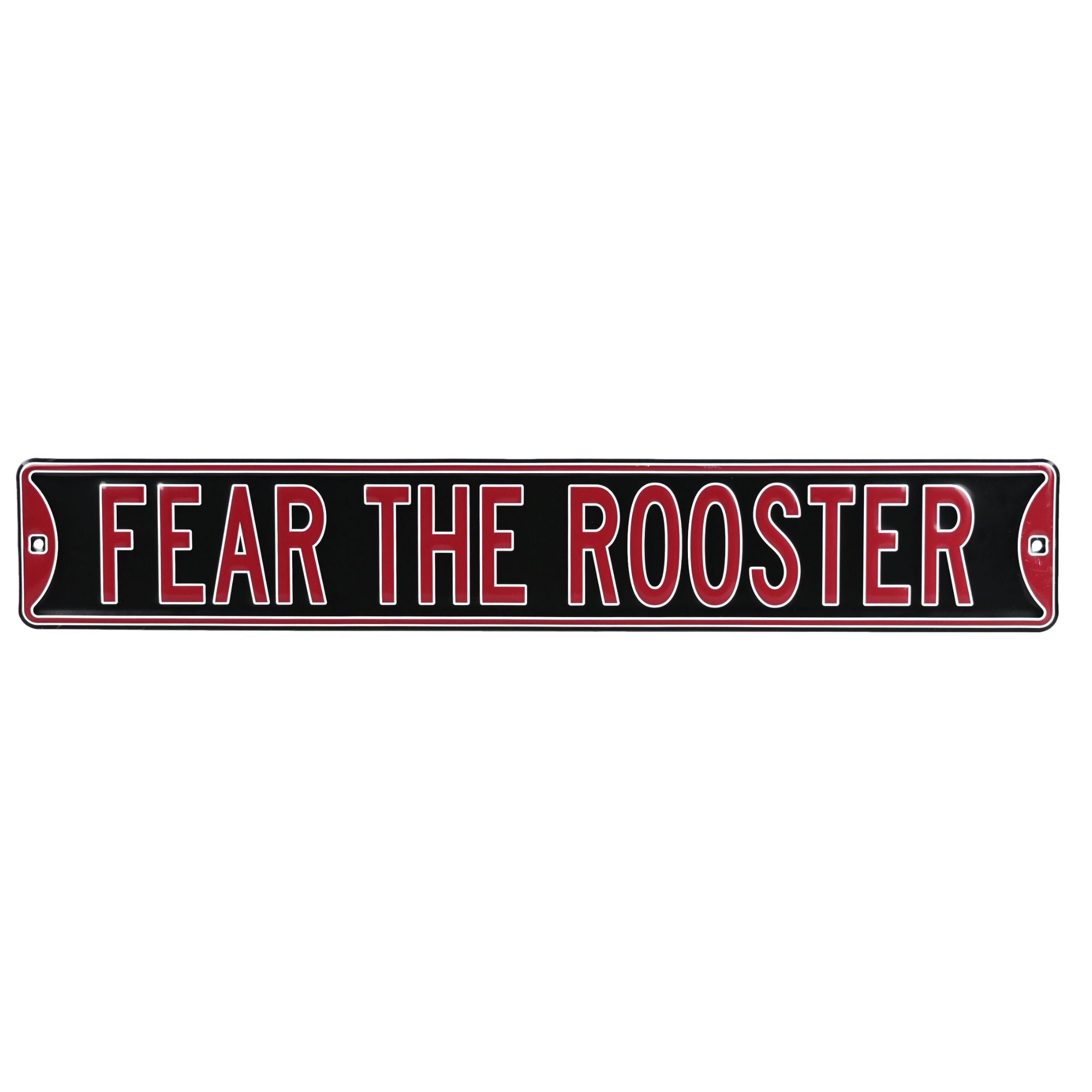 South Carolina Gamecocks - FEAR THE ROOSTER - Embossed Steel Street Sign