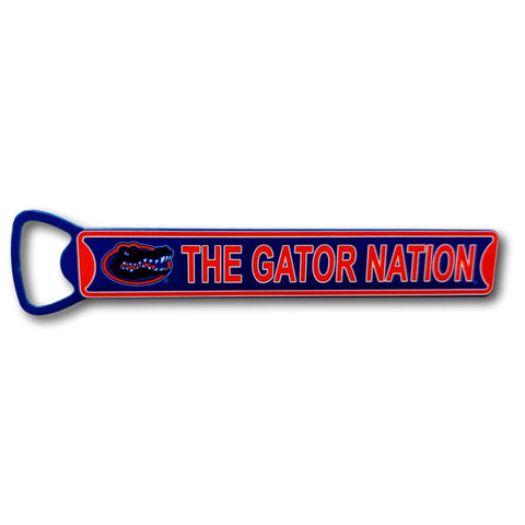 Florida Gators - THE GATOR NATION - Steel Bottle Opener