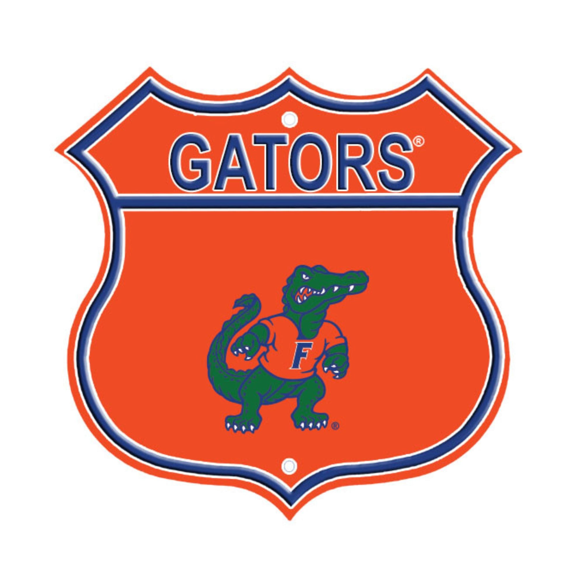 Florida Gators Embossed Steel Route Sign