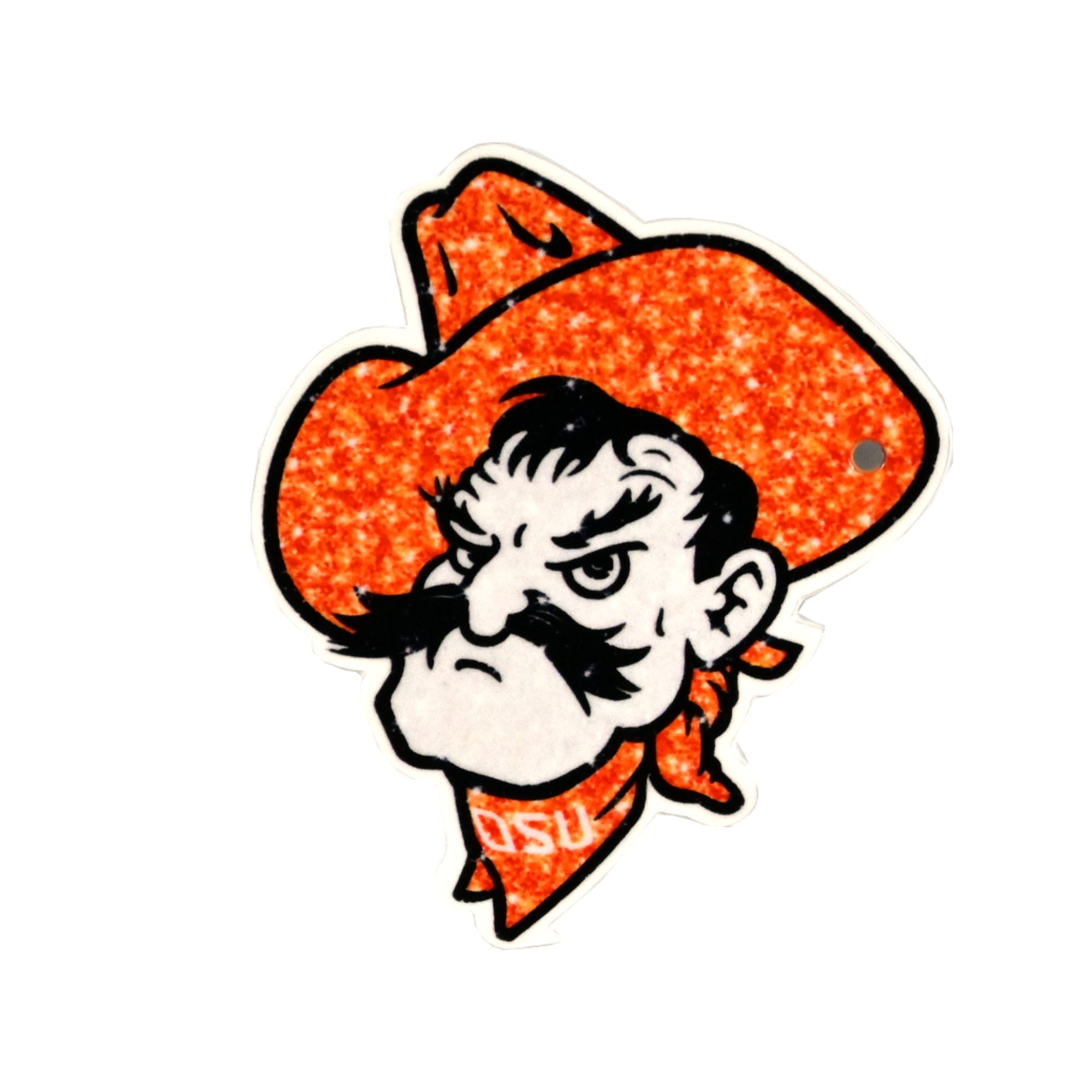 Oklahoma State Cowboys - Glitter Pete Steel Super Magnet