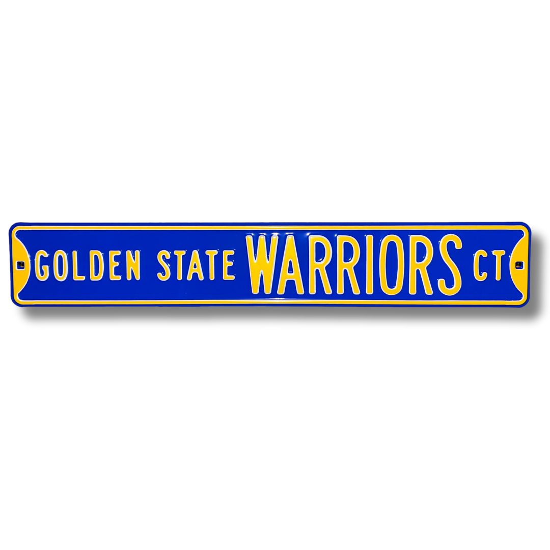 Golden State Warriors - GOLDEN STATE WARRIORS CT 2020 - Embossed Steel Street Sign