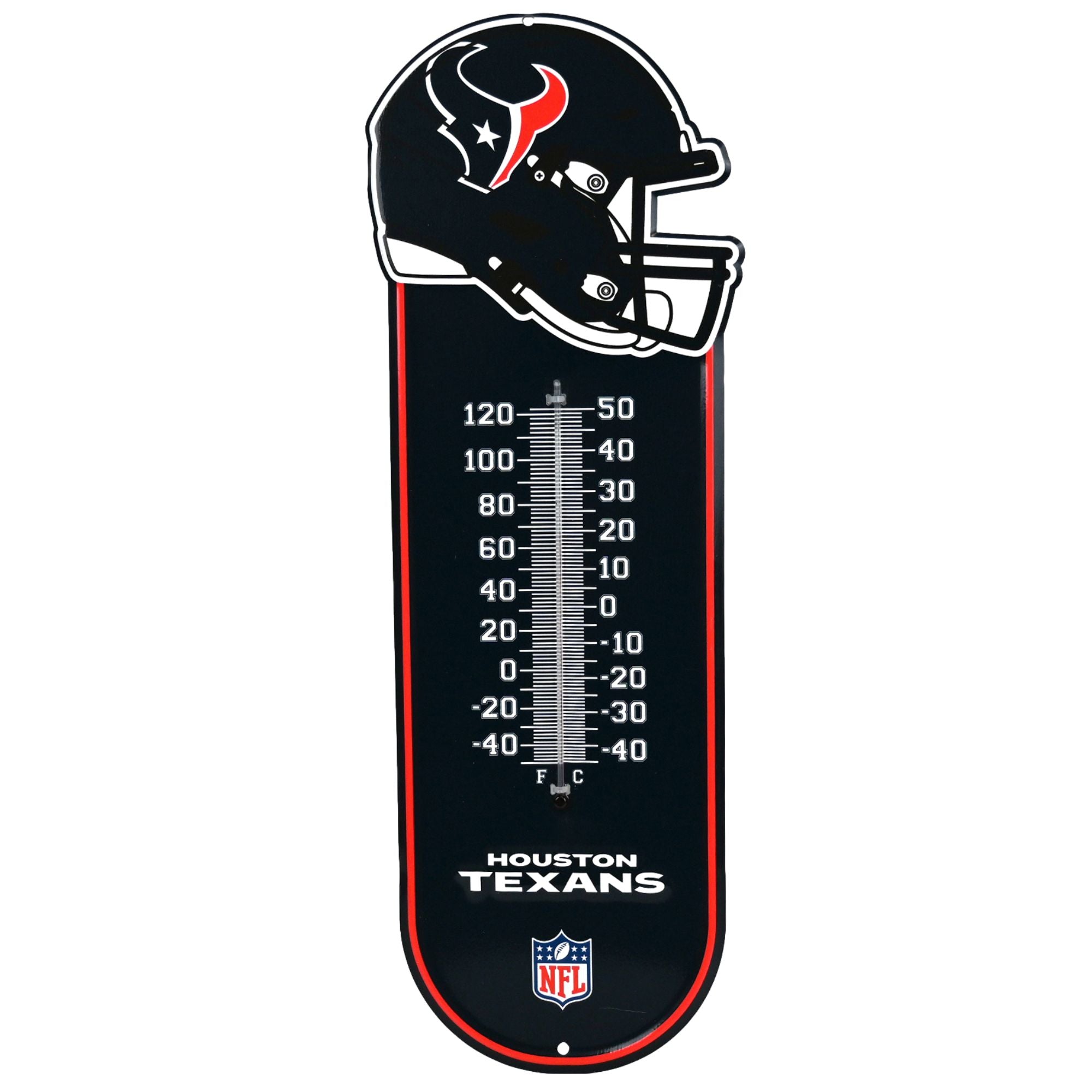Houston Texans - Embossed Steel Thermometer