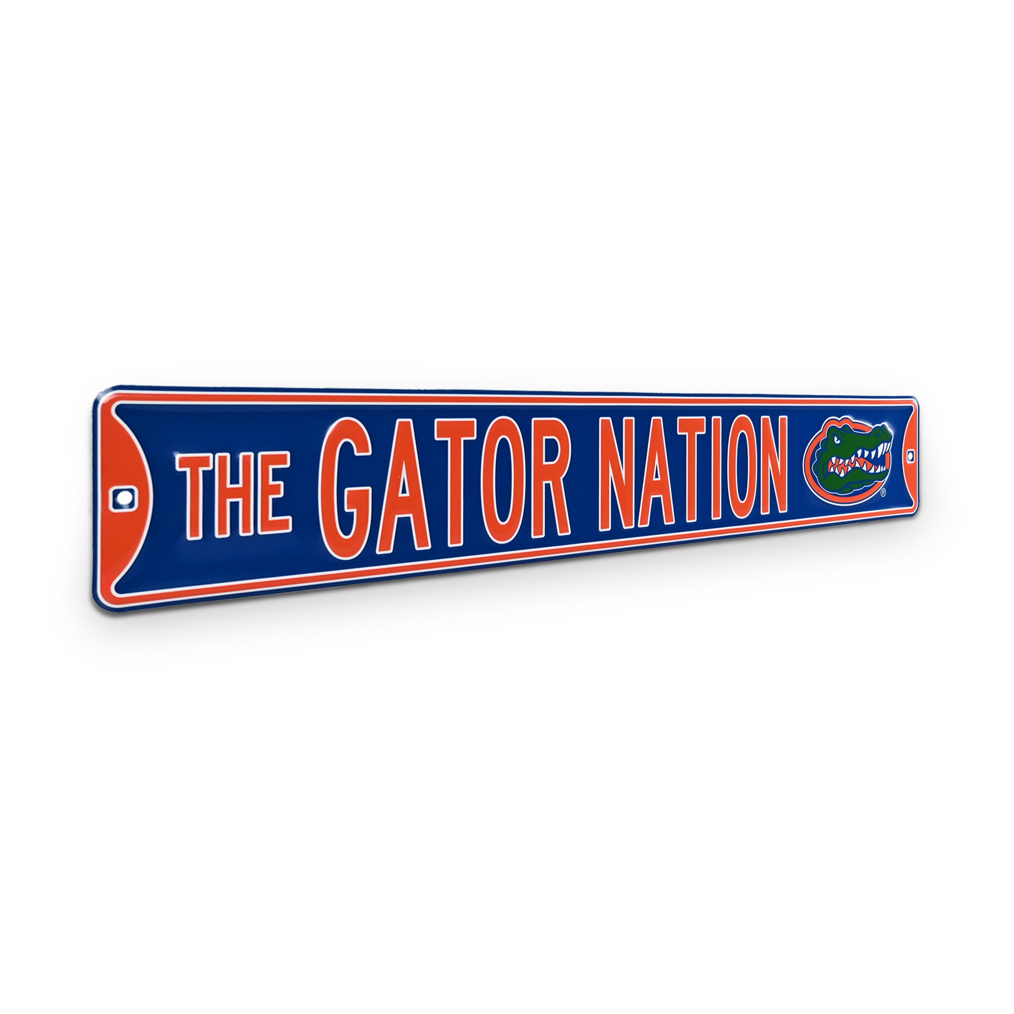 Florida Gators - THE GATOR NATION - Logo - Embossed Steel Street Sign
