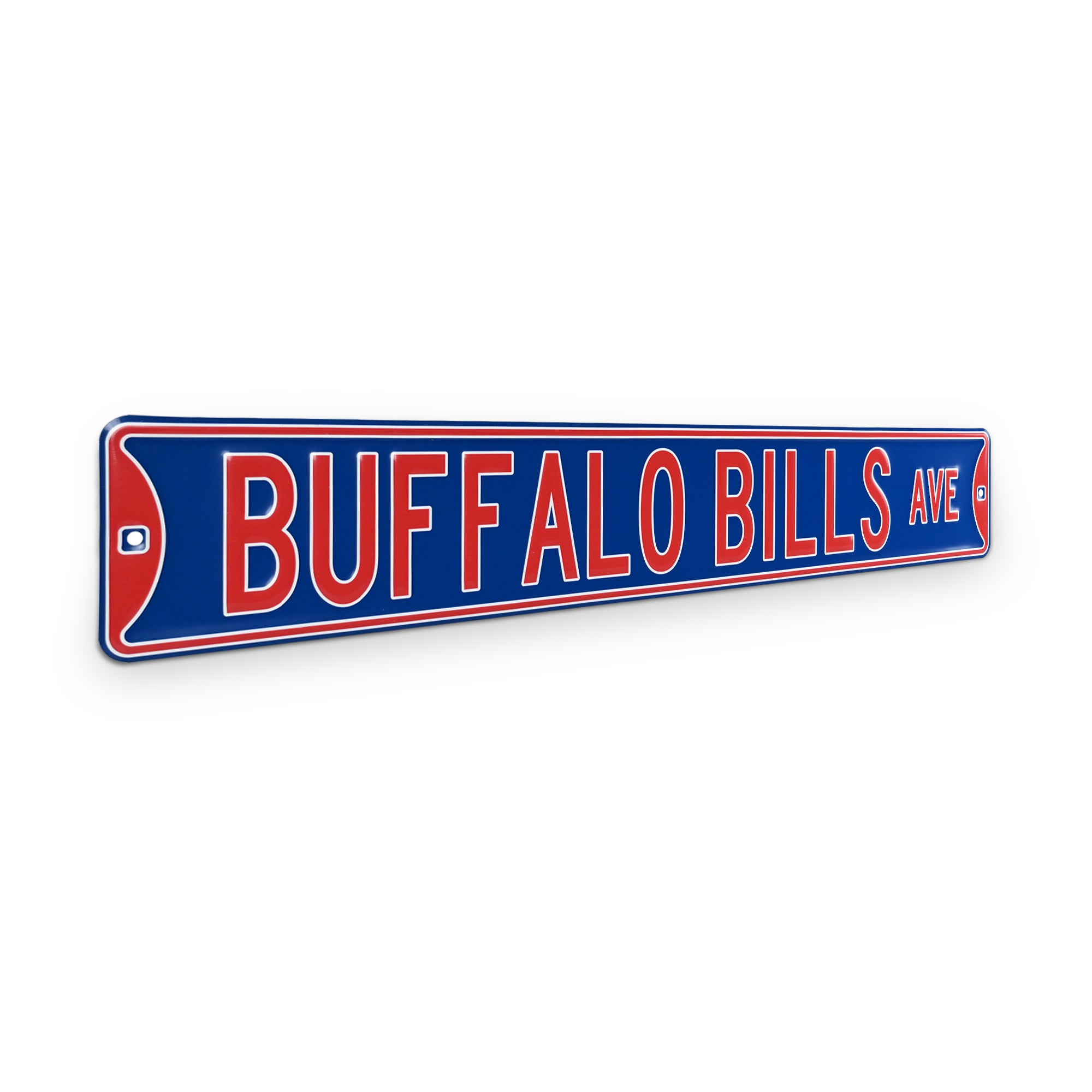 Buffalo Bills - BUFFALO BILLS AVE - Embossed Steel Street Sign