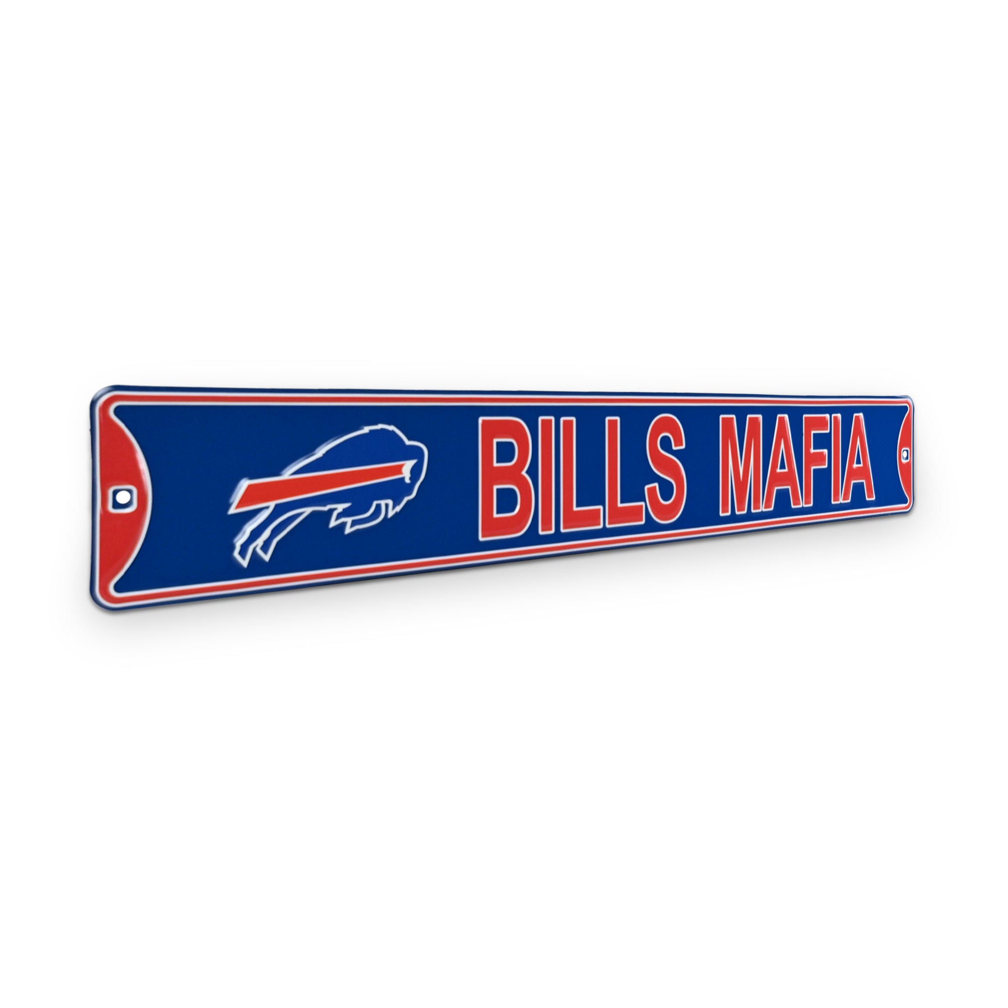Buffalo Bills - Bills Mafia w/logo - Embossed Steel Street Sign