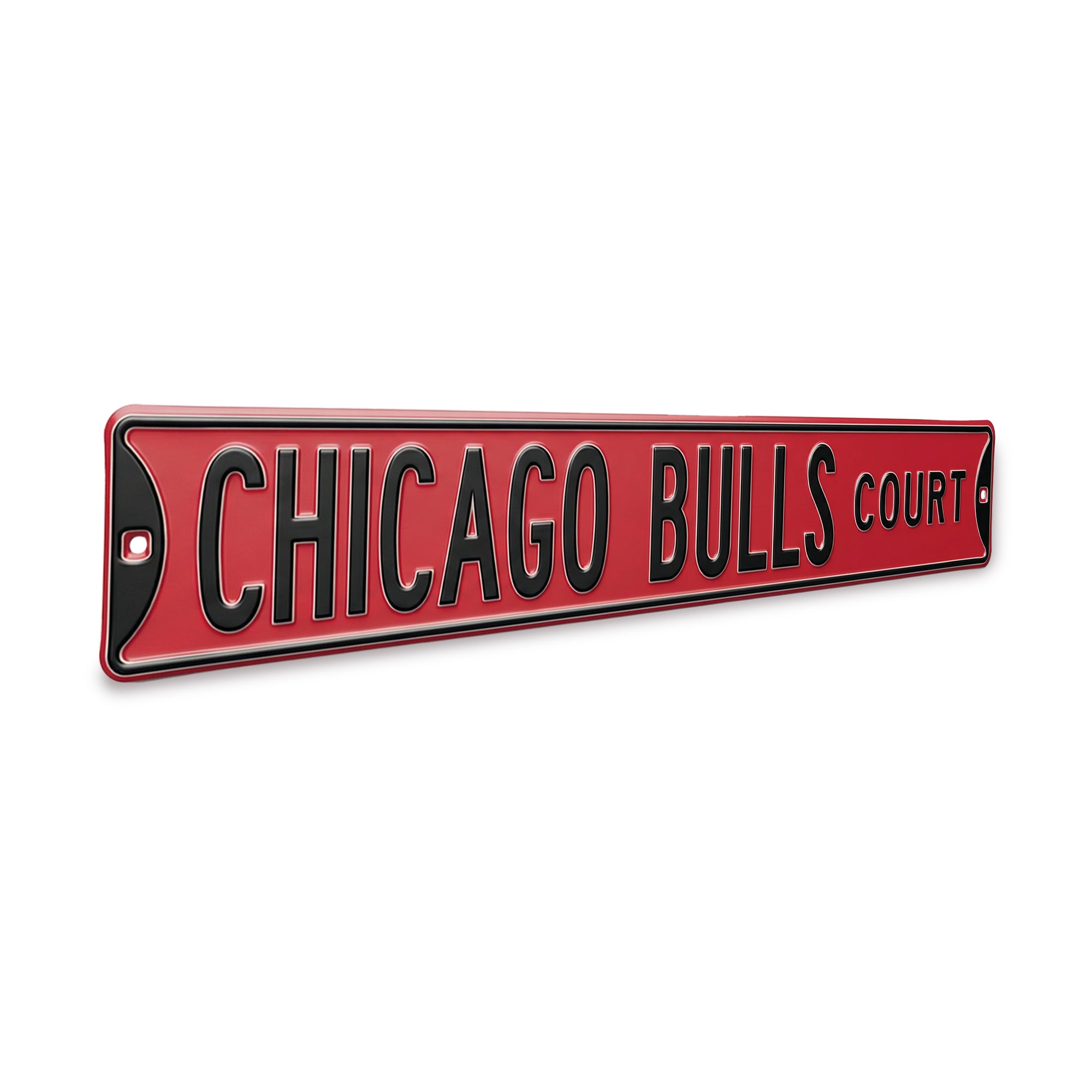 Chicago Bulls - CHICAGO BULLS CT - Embossed Steel Street Sign