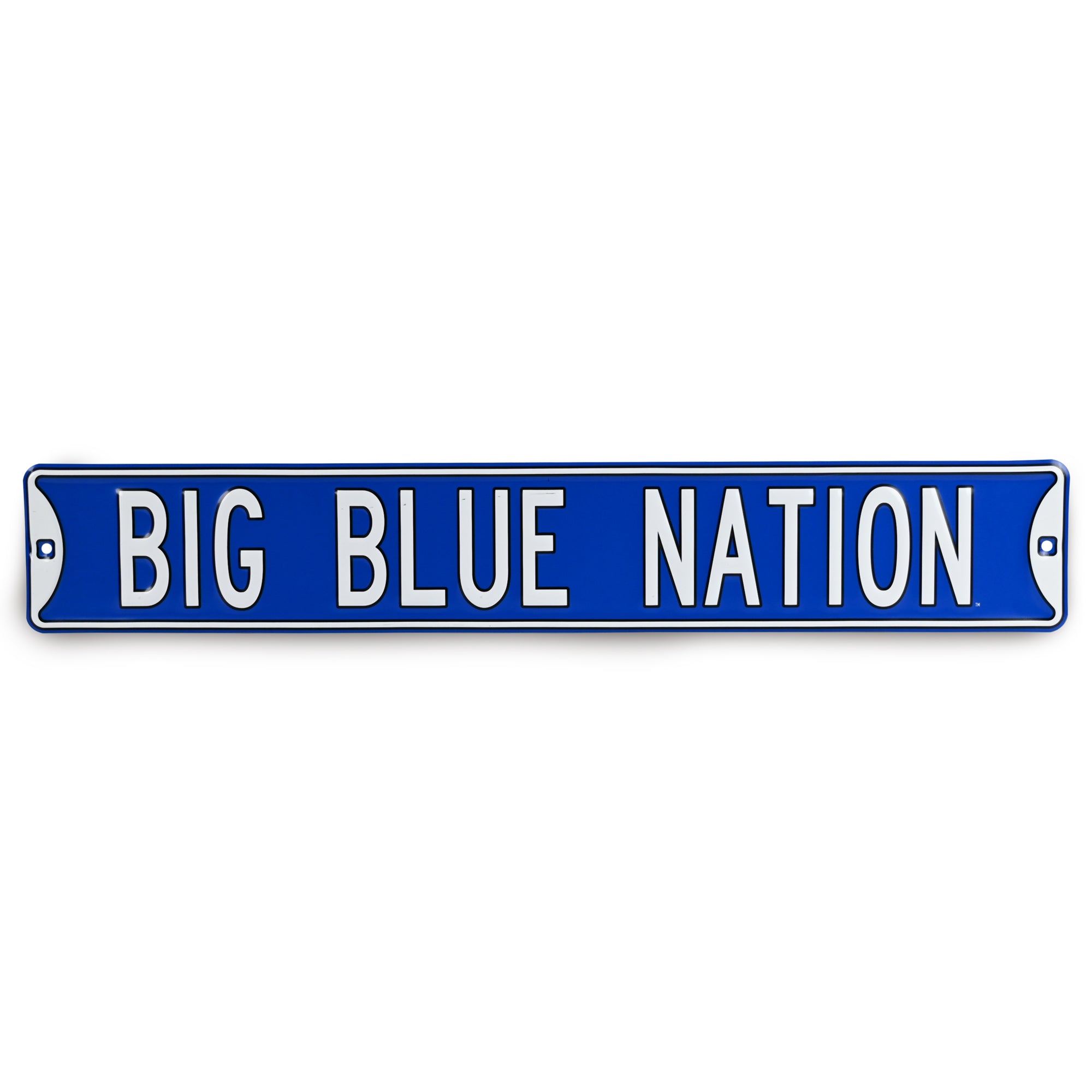 Kentucky Wildcats - BIG BLUE NATION - Embossed Steel Street Sign