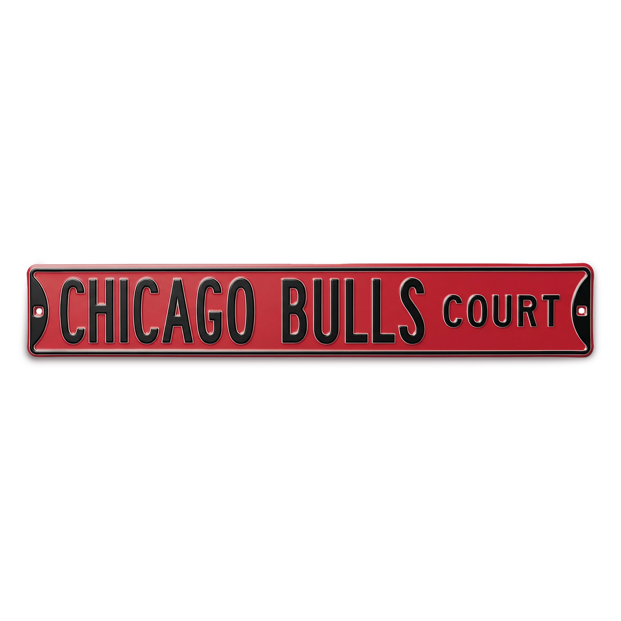 Chicago Bulls - CHICAGO BULLS CT - Embossed Steel Street Sign